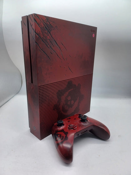 Xbox One S Console, 2TB, Gears Of War Red (No Game).