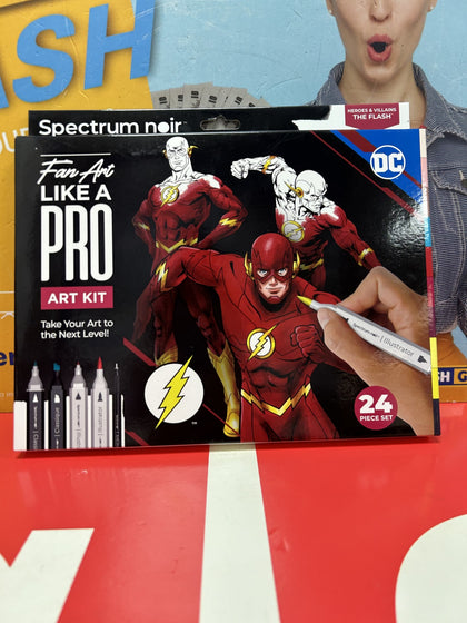 The Flash Pro Fan Art Spectrum Noir Marker Box Set.