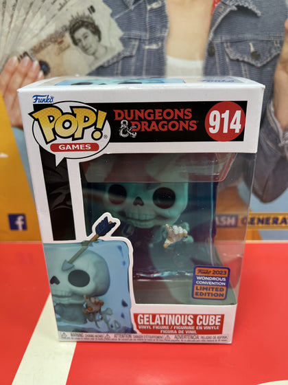 Funko Pop Dungeons & Dragons Gelatinous Cube 914 Wonder Con Limited.