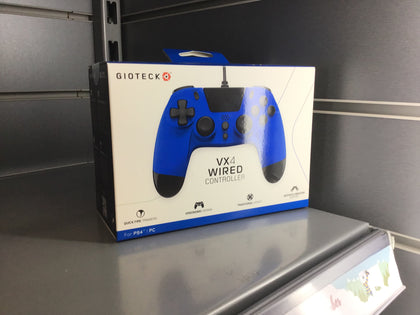 Gioteck VX4 PS4 Wired Controller - Blue.