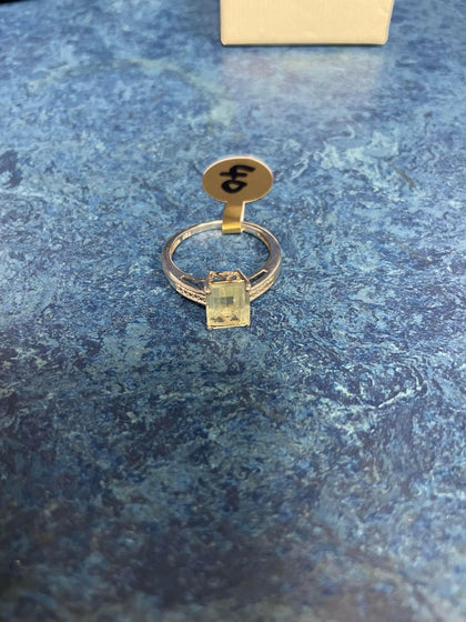 Silver ring.