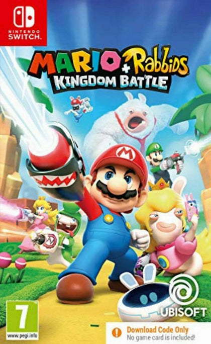 Mario + Rabbids Kingdom Battle Code in Box Nintendo Switch.
