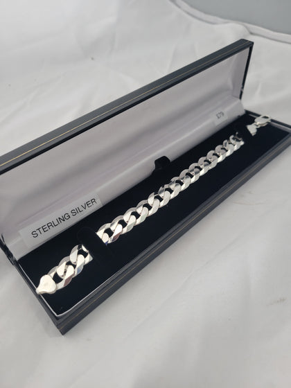 Silver Bracelet, 925 Sterling Silver Hallmarked, 36Grams, Length: 8.5