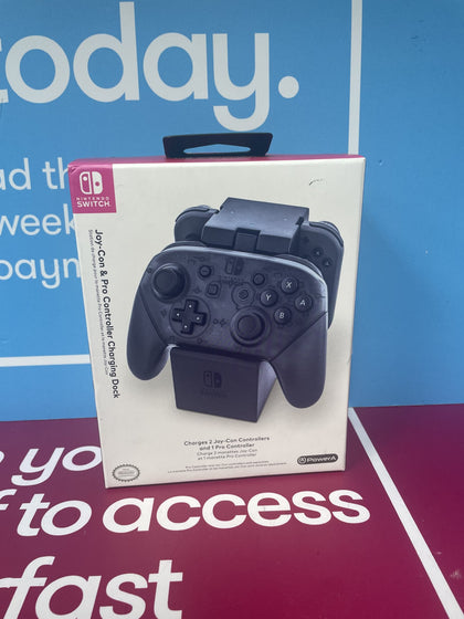 NINTENDO SWITCH JOY-CON & PRO CONTROLLER CHARGING DOCK BOXED.