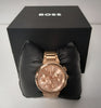 Boss One Rose Gold Plated Crystal Watch 1502678