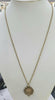 9ct gold 25” chain with St Christopher pendant