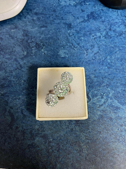 Silver ring.