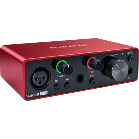 Focusrite Scarlett Solo (3rd Gen) USB Audio Interface