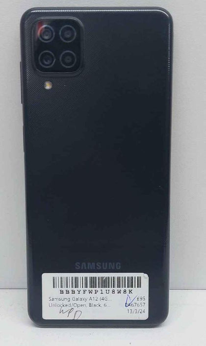 Samsung Galaxy A12 (4GB+64GB) Black.