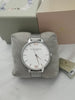 Olivia Burton - White Dial Rose Gold & Silver Mesh Watch