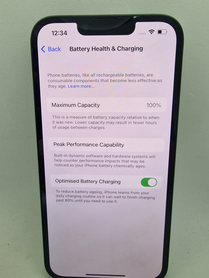 Apple iPhone 14 128GB 100% Battery unlocked unboxed.