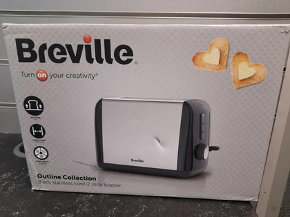 Breville VTT548 Vista Polished Stainless Steel, 2 Slice Toaster.