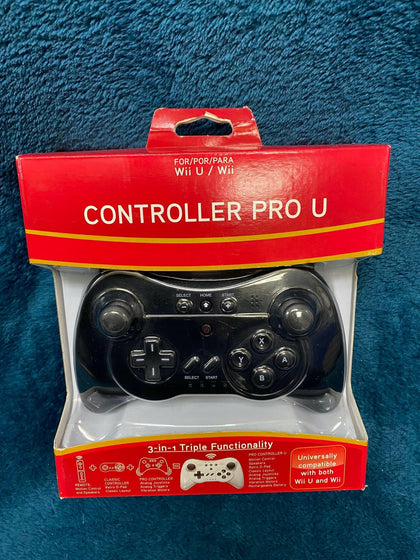 Wii 3-in-1 controller ProU (3rd party-black).