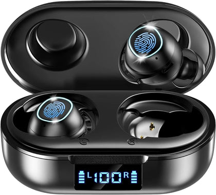 Bonweise U-air Wireless Earbuds Bluetooth 5.3 Mic Ipx7 30hr.