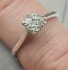 9ct white gold diamond solitaire ring 0.20ct