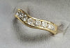 18ct Gold Diamond Wishbone Ring