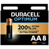Duracell Optimum AA battery Alkali-manganese 1.5 V 8 pc(s)