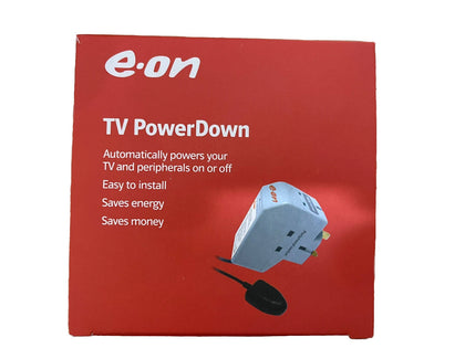 Energy Saver Powerdown Surge Protection TV Plug Remote Power Down Sensor Eon.