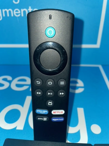 Amazon Fire TV Stick 4K with Alexa Voice Remote.
