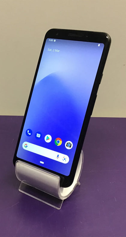 Google Pixel 3A - 64GB - Android 12 - Just Black - UNLOCKED.