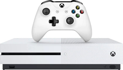 Microsoft Xbox One S - Game console - 4K - HDR - 500 GB HDD - white.