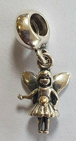 Pandora Silver and 14ct Gold Fairy Charm 791032.