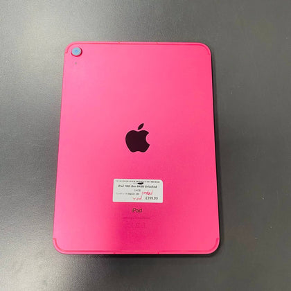 Apple 10.9-inch iPad 64GB - Pink (10th Generation).