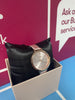 MISSGUIDED ROSE GOLD PINK WATCH BOXED