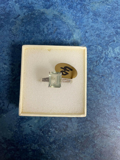 Silver ring.