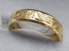 18ct Gold Patterned Ring / Band LEYLAND STORE