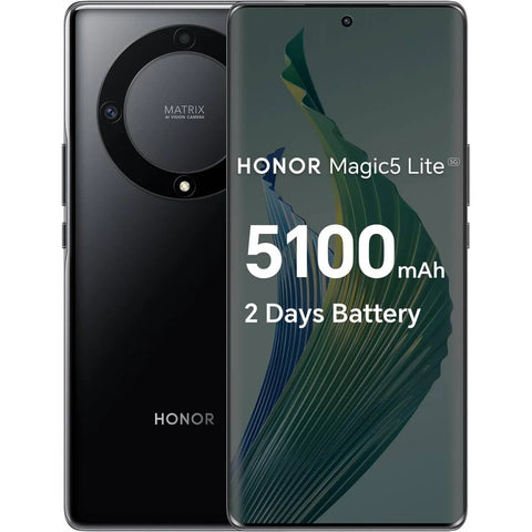 Honor Magic5 Lite 5G Smartphone (8+256GB) - Midnight Black