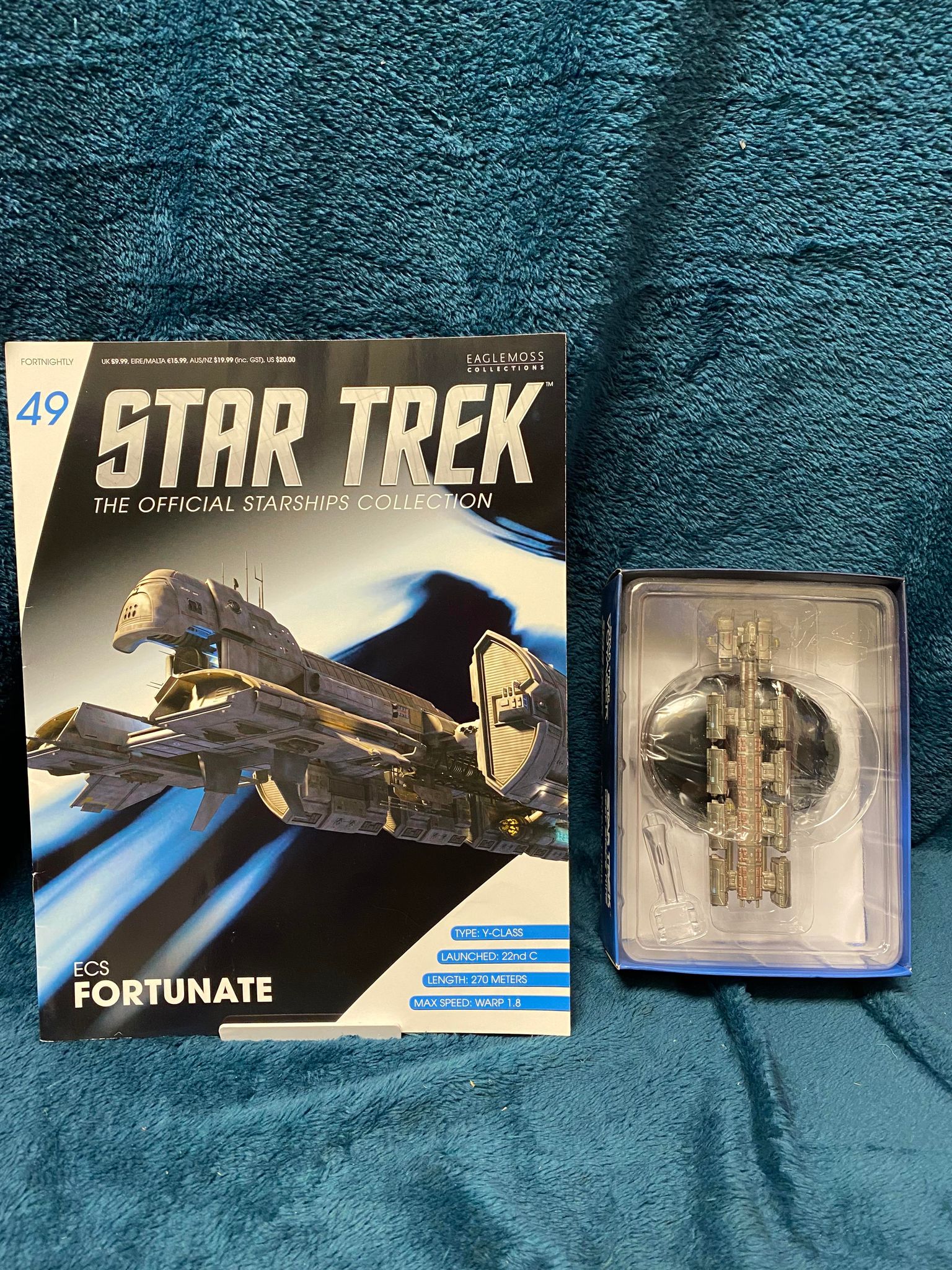 Star Trek - The Official Starships Collection - FORTUNATE model & magazine