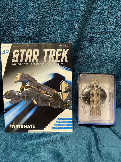 Star Trek - The Official Starships Collection - FORTUNATE model & magazine.