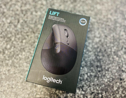 Logitech Lift Vertical Ergonomic Mouse.