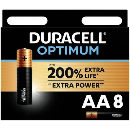 Duracell Optimum AA battery Alkali-manganese 1.5 V 8 pc(s).