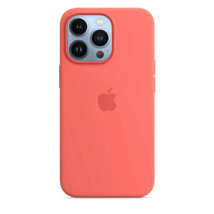 Apple Silicone Case with Magsafe for iPhone 13 Pro - Pink Pomelo.