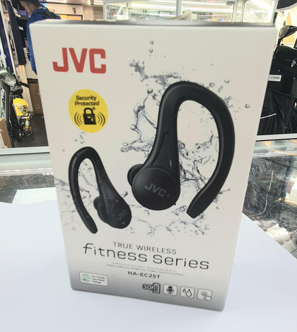 JVC HA-EC25T Wireless Bluetooth Sports Earbuds - Black **NEW**.