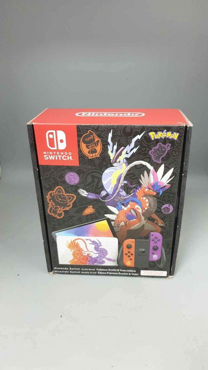 Nintendo Switch OLED Pokemon Scarlet and Violet Limited Edition Console *Boxed*.