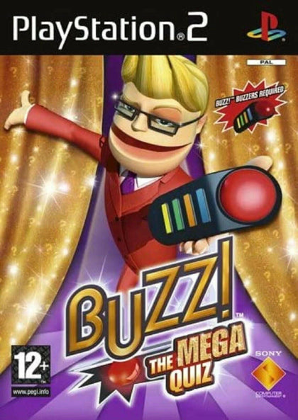 Buzz The Mega Quiz Solus PS2.