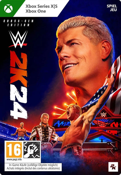 2K WWE 2K24 Cross-Gen Edition XBox Series/XBox One.