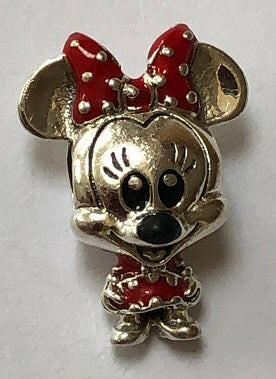 Pandora Disney Minnie Mouse Dotted Dress & Bow Charm 798880C02.