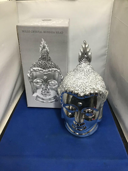 Leonardo Silver Sparkle Thai Buddha Head Decorative Ornament.