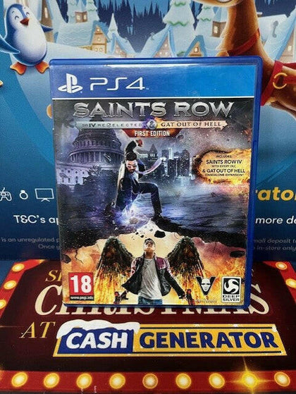 Saints Row IV RE Elected Gat Out of Hell First Edition PS4.
