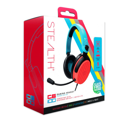 Stealth Gaming Headset Blue / Red Switch - Boxed.