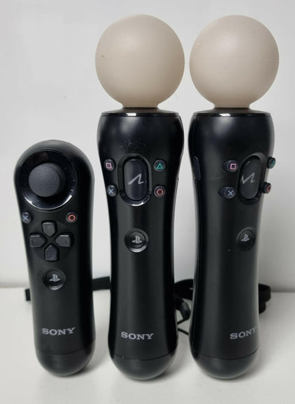 *Sale* Sony PlayStation Move Motion Controller  2 Pack & 1 Navigation Controller.