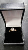 9ct gold ring weight 1.33, size k 1/2.