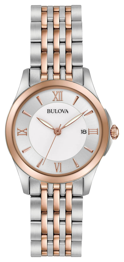 Bulova Women's 98M125 Classic Two-Tone Stainless Steel Watch..
