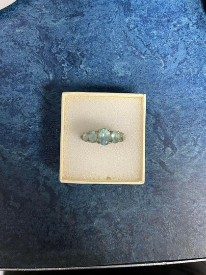 Silver ring.