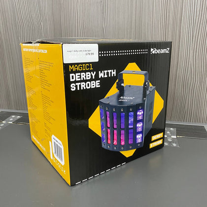 Beamz  Magic 1 Derby with Strobe Light-Boxed with all accessories.