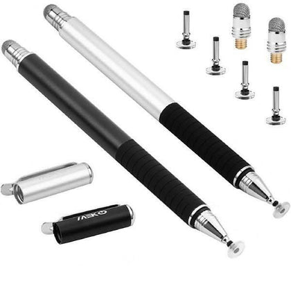 MEKO 2-in-1 Stylus Precision Disc Styli Touch Screen Pen with 3 Replaceable Tips.